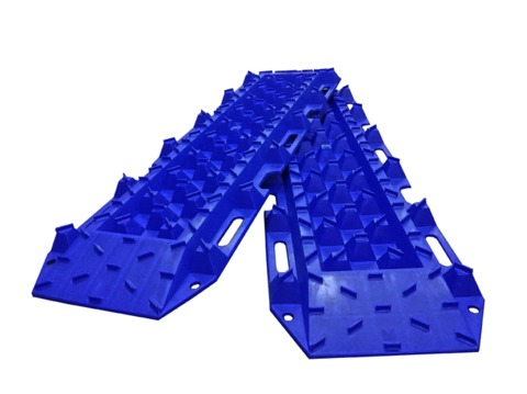 Сенд-траки усиленные полиэтиленовые 120 см, синие (пара)
