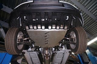 Защита картера Ford Explorer V-все (2010-) + КПП (кроме к-ции Sport)