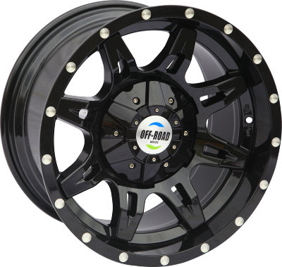 Диск литой OFF-ROAD Wheels для Ниссан Навара D40 черный 6x114.3 9xR17 d66.1 ET-12