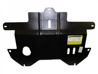 Защита картера двигателя, КПП Chevrolet Spark III 2009- V=1,0i, (сталь 2 мм)