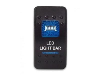 Клавиша Led Light Bar 12-24В с синей подсветкой