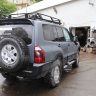 Силовой задний бампер Mitsubishi Pajero III