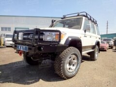 Силовой передний бампер со съемным кенгурином KDT для Toyota Land Cruiser 70