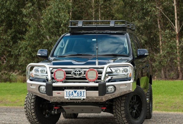 Бампер передний алюминиевый ARB для Toyota Land Cruiser 200 (с 2015 г.в.)