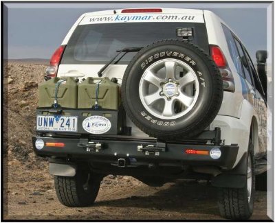 Бампер Kaymar с креплением Toyota Land Cruiser Prado 120