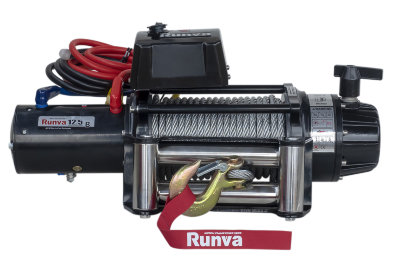 Лебёдка электрическая влагозащищенная Runva EWB12500S24V (5720 кг, 24 вольта) 