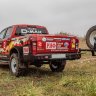 Бампер задний с квадратом под фаркоп, калиткой и фонарями РИФ Isuzu D-max