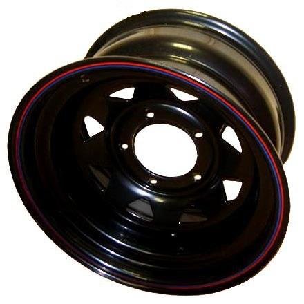Диск колесный off-road wheels стальной 10x15 вылет ET-30 (черный)