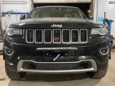 Jeep Grand Cherokee WK2 2014-2021 Комплект с лебедкой Comeup Seal Gen2 Slim 9.5RS (синтетический трос)