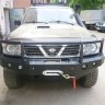 Силовой передний бампер, Nissan Patrol Y61