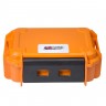Кейс пластиковый объем 2.57л, Orange, для инструмента внутренние размеры 230*140*80мм, IP67