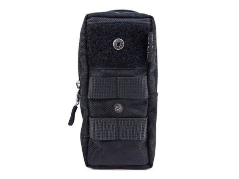 Подсумок для рации MOLLE 7х18х6см – 2х4 (Черный Extended)
