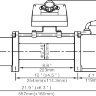 Лебёдка электрическая Runva EWX10000S (12 вольт, 4500 кг)