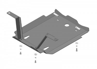 Защита картера РК УАЗ Patriot 2008- V=2,7i (сталь 3 мм)