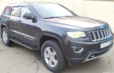 Силовые пороги для Jeep Grand Cherokee IV (WK2) Рестайлинг (2013-2022 г.в.)