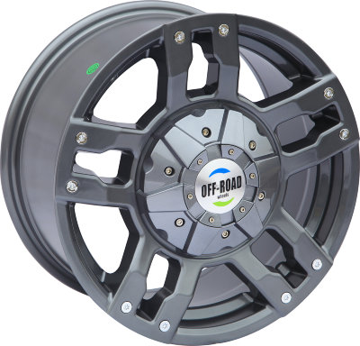 Диск литой OFF-ROAD Wheels для Тойота Ниссан серый 6x139.7 8xR16 d110 ET+10