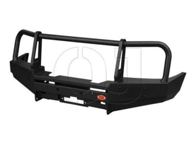 Передний силовой бампер серии Трофи на Nissan Navara/Pathfinder 2005-2010 с защитными дугами