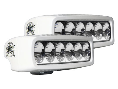 Фара светодиодная Rigid Industries премиум-класса M-Серия SRQ2, 6 диодов, водительский свет (2 шт)