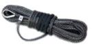 Трос синтетический для лебедки 6мм*18,5м Dyneema, серый, 12-и прядная синтетика усилие на разрыв 3500кг