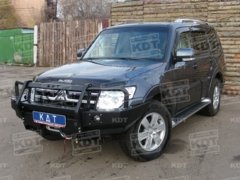 Силовой передний бампер KDT для Mitsubishi Pajero IV