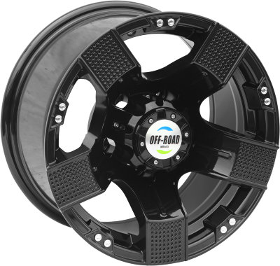 Диск литой OFF-ROAD Wheel 5x139,7 8xR15 d110 ET-27 для УАЗ черный
