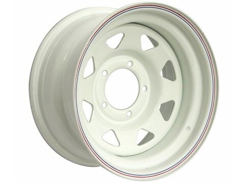 Диск колесный стальной штампованный ORW 57W, 5x150, 16x8, ET-25, ЦО 110, Белый