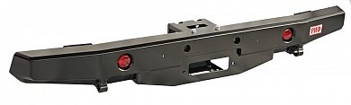 Силовой задний бампер РИФ для УАЗ Хантер, с площадкой под лебедку и фонарями (стандарт)