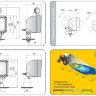 Оптика Wesem фара рабочего света квадратная