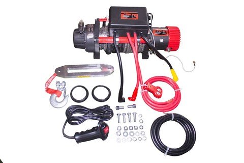 Лебёдка электрическая redBTR серия ''MISSION IMPOSSIBLE'' 9,5s (12v)