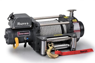 Лебёдка электрическая Runva EWN15000U (12 вольт, индустриальная, 6800 кг)