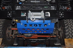 Защита рулевых тяг KDT для Land Rover Defender 90/110 (алюминиевая)