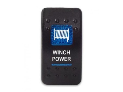 Клавиша Winch Power 12-24В с синей подсветкой для лебёдки