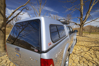 Высокий кунг ARB с зернистым пластиком для Ford Ranger с двойной кабиной [CP38A]