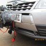 Защита переднего бампера для Subaru Forester (с квадратом под лебедку)