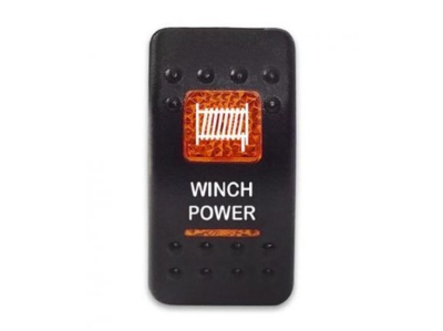Клавиша Winch Power 12-24В с оранжевой подсветкой для лебёдки