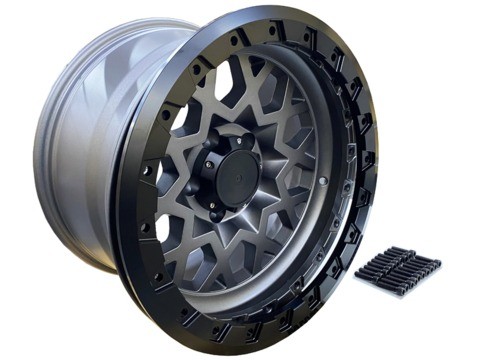 Диск литой с бедлоком Black Rhino 17x9, 5x127, ET-12, D71.56