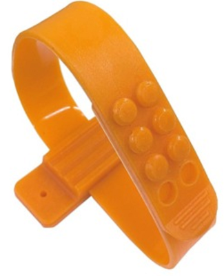 Крепёж полиуретановый универсальный (оранжевый, 105-125 мм)