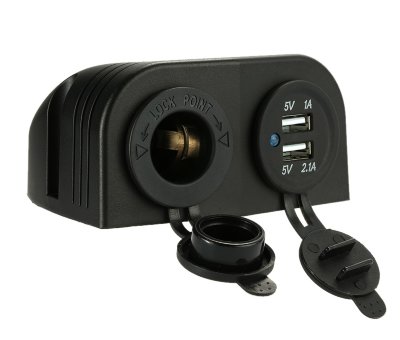 Панель гнезд питания 12V и USB внешняя [K3060]