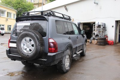 Силовой задний бампер Mitsubishi Pajero III