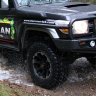 Пороги IronMan с защитой крыльев для Toyota Land Cruiser 76 07 [SSR015]