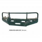 Передний стальной бампер с защитой фар для Toyota Hilux Vigo 2012 - 2013