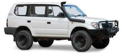 Шноркель Safari для Toyota Land Cruiser Prado 90. D4D Models [SS185HFD]
