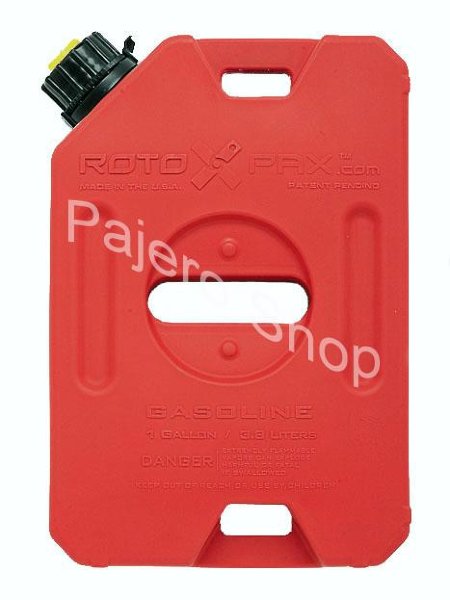 Канистра экспедиционная Rotopax на 4 литра под топливо, цвет: красный