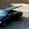 Тент-маркиза на крышу авто COMBI2500 левая сторона